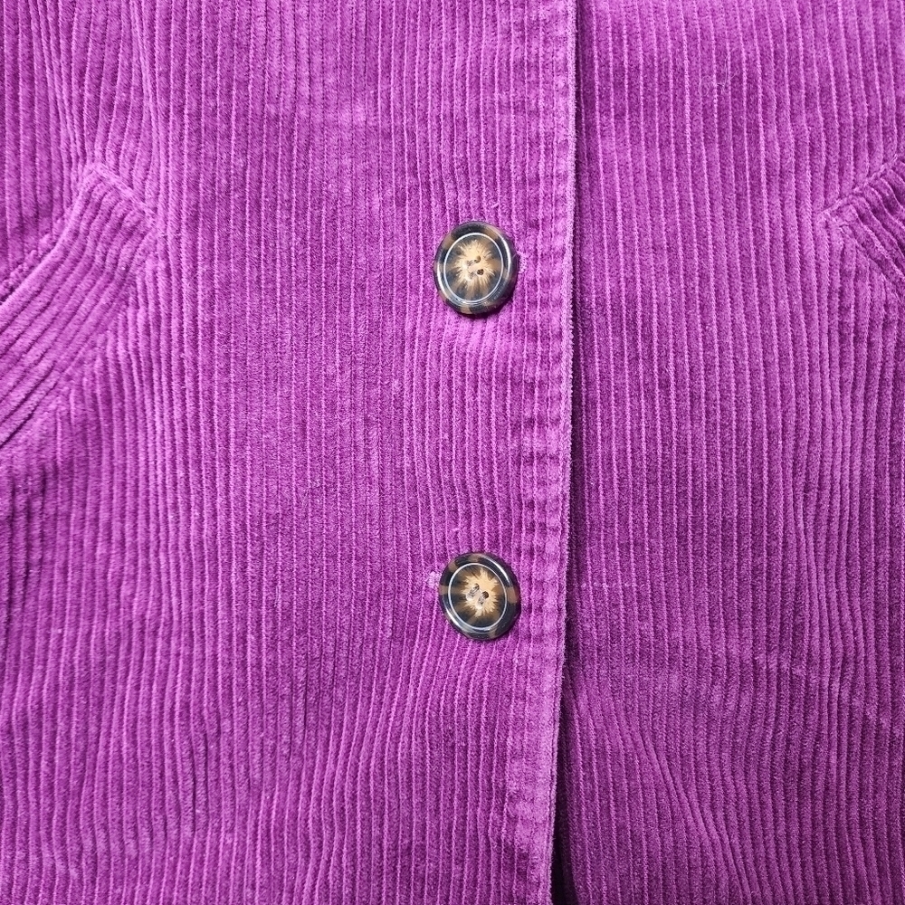 CHADWICKS VINTAGE HOT PINK SIZE M PETITE CORDUROY BLAZER JACKET COAT WOMEN'S - Picture 12 of 17